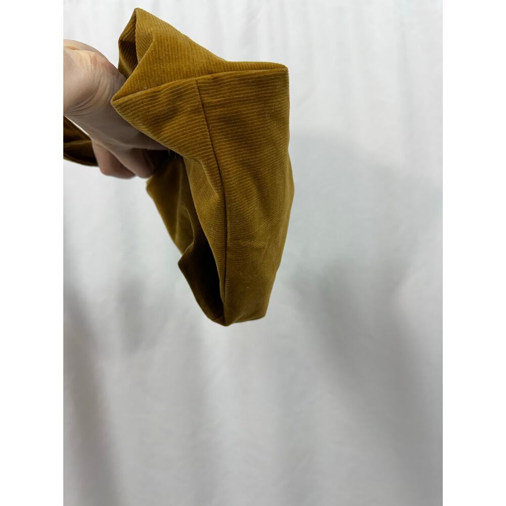 Merit Beauty The Signature Bag Brown Tan Corduroy Makeup Bag Purse - Picture 4 of 4